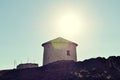 Ruined windmills in Bodrum