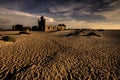 Ruinous Hindu temple on the sand