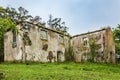 Ruins of an abandoned house in Sao Rogue on Sao Miguel