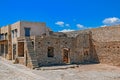 Ruins in the abandoned leper colony Spinalonga, Crete