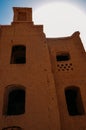 Ruins of the abandoned mud brick city Kharanaq near the ancient city Yazd in Iran Royalty Free Stock Photo