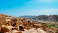 Ruins of the abandoned mud brick city Kharanaq near the ancient city Yazd in Iran Royalty Free Stock Photo