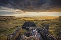 Ruins of Abandoned Quarry in Shropshire Royalty Free Stock Photo