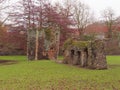 Ruins in the Abbey Gardens Royalty Free Stock Photo