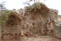 Church Ruins, Spinalonga Leper Colony Fortress, Elounda, Crete Royalty Free Stock Photo