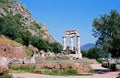 Ruins of Afina Pallada temple Royalty Free Stock Photo