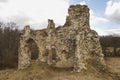 Ruins of Aizkraukle castle Royalty Free Stock Photo