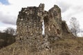 Ruins of Aizkraukle castle Royalty Free Stock Photo