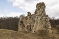 Ruins of Aizkraukle castle Royalty Free Stock Photo