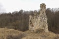 Ruins of Aizkraukle castle Royalty Free Stock Photo