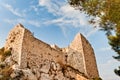 Ruins of Ajlun castle Royalty Free Stock Photo