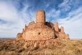 Ruins of Almonacid castle in Toledo, Spain Royalty Free Stock Photo