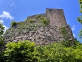 Ruins of Alt Eberstein Castle in Ebersteinburg - Baden-Baden in spring Royalty Free Stock Photo
