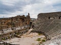 ancient ruined amphitheater