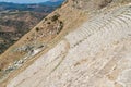Ruins of Amphitheater in Pergamon Royalty Free Stock Photo