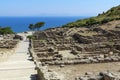 The ruins of the ancient acropolis.