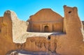 Ruins of adobe house, Rayen, Iran Royalty Free Stock Photo