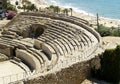 Ruins of ancient amphitheater Royalty Free Stock Photo