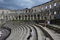 coliseum.Pula.Croatia.Ruins of ancient amphitheater .