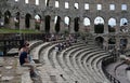 coliseum.Pula.Croatia.Ruins of ancient amphitheater.