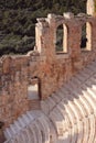 Ruins of ancient amphitheatre Royalty Free Stock Photo
