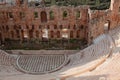 Ruins of ancient amphitheatre Royalty Free Stock Photo