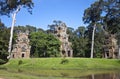 Ruins of ancient Angkor temples