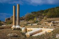 In the ruins of ancient Antiochia ad Cragum