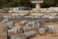 Ruins of the ancient Asklepion on Kos island Royalty Free Stock Photo