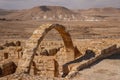 Ruins of the ancient Avdat settlement, Negev Royalty Free Stock Photo