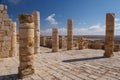 Ruins of the ancient Avdat settlement, Negev Royalty Free Stock Photo