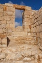 Ruins of the ancient Avdat settlement, Negev Royalty Free Stock Photo