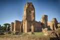 Ruins of ancient Baths in Rome.