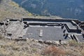 Ruins of ancient buildings in the national park Gamla Royalty Free Stock Photo