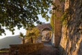 The ruins of the ancient castle Arechi in Salerno