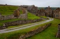 Ruins of ancient castle. Charles fort Kinsale Cork county Ireland. Irish castles Royalty Free Stock Photo