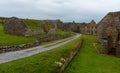 Ruins of ancient castle. Charles fort Kinsale Cork county Ireland. Irish castles Royalty Free Stock Photo