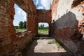 Ruins of an ancient castle Tereshchenko Grod in Zhitomir, Ukraine. Palace of 19th century Royalty Free Stock Photo