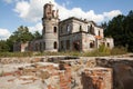 Ruins of an ancient castle Tereshchenko Grod in Zhitomir, Ukraine. Palace of 19th century Royalty Free Stock Photo