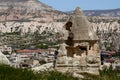 Ruins of ancient cave house,typical for Cappadocia, Goreme,Turkey Royalty Free Stock Photo