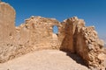 Ruins of ancient church with arched window Royalty Free Stock Photo