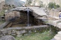 Ruins of ancient citadel of Inkas on the mountain, Pisac, Peru