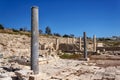 The ruins of the ancient city of Amathus, near Limassol, Cyprus Royalty Free Stock Photo