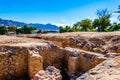 Ruins of ancient city Ayla in Aqaba, Jordan Royalty Free Stock Photo