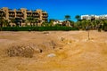 Ruins of ancient city Ayla in Aqaba, Jordan Royalty Free Stock Photo
