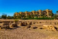 Ruins of ancient city Ayla in Aqaba, Jordan Royalty Free Stock Photo