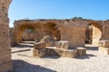 Ruins of Ancient city Carthage near Tunis, Tunisia. Archaeological site, North Africa Royalty Free Stock Photo