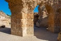 Ruins of Ancient city Carthage near Tunis, Tunisia. Archaeological site, North Africa Royalty Free Stock Photo