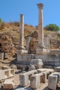 Ruins of the ancient city Ephesus, the ancient Greek city in Turkey,