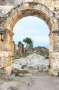 Ruins of the ancient city of Hierapolis Royalty Free Stock Photo